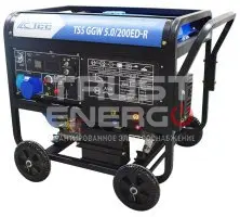 Сварочный генератор ТСС GGW 5.0/200ED-R Открытая на раме TSS S420 trustenergo.ru