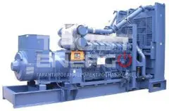 Дизельный генератор Mitsubishi MGS1200B с АВР Открытая на раме Mitsubishi S12R-PTA-S trustenergo.ru