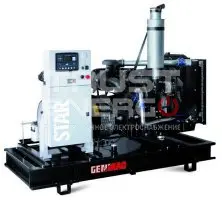 Дизельный генератор Genmac G200VO с АВР Открытая на раме Volvo TAD733GE trustenergo.ru