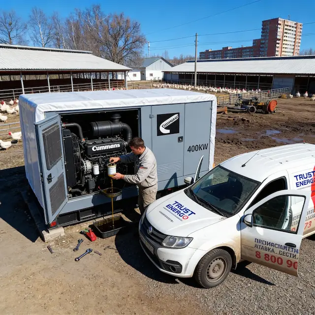 Периодичность технического обслуживания дизельных генераторов